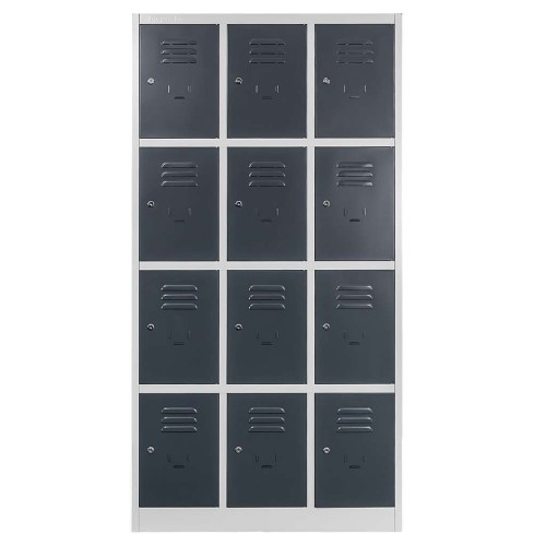 Szafka-skrytkowa-BHP-Mega-M-12-skrytek-90x50x180-cm-szara-grafitowy-front-MTP006384-1.jpg