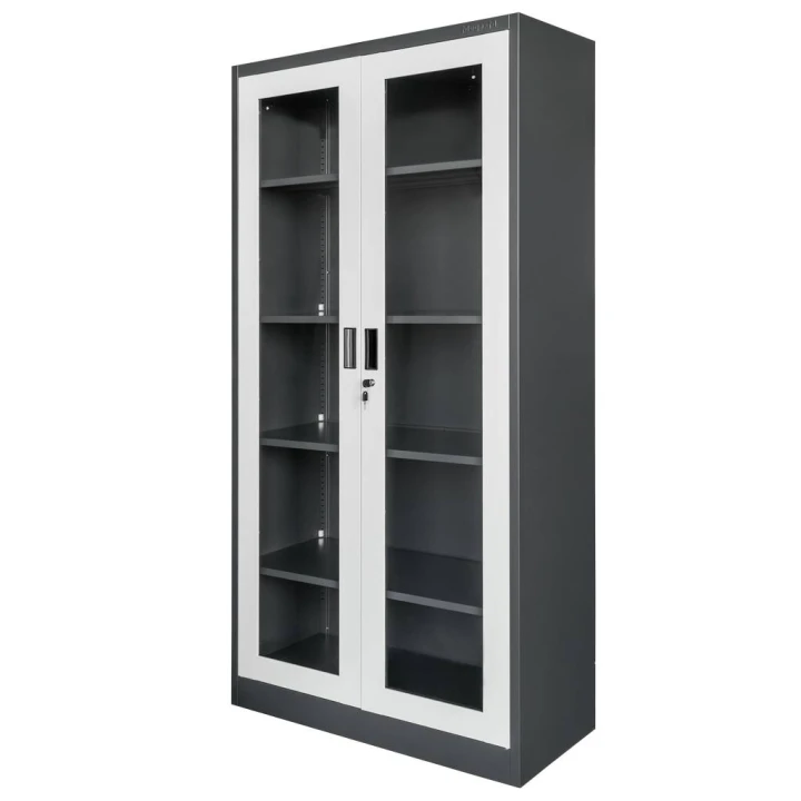 Szafa-biurowa-metalowa-na-dokumenty-Mega-M-WENUS-przeszklone-drzwi-S-90-cm-G-40-cm-H-185-cm-grafitowa-szary-front-5.jpg