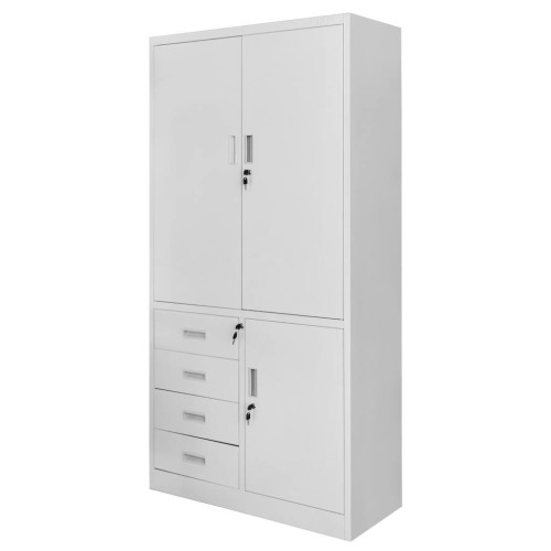 Szafa-biurowa-metalowa-na-akta-Mega-M-WENUS-pelne-drzwi-4-szuflady-S-90-cm-G-40-cm-H-185-cm-szara-skrecana-MTP004761-3.jpg