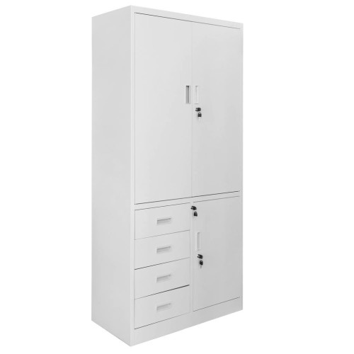 Szafa-biurowa-metalowa-na-akta-Mega-M-WENUS-pelne-drzwi-4-szuflady-S-90-cm-G-40-cm-H-185-cm-szara-skrecana-MTP004761-2.jpg