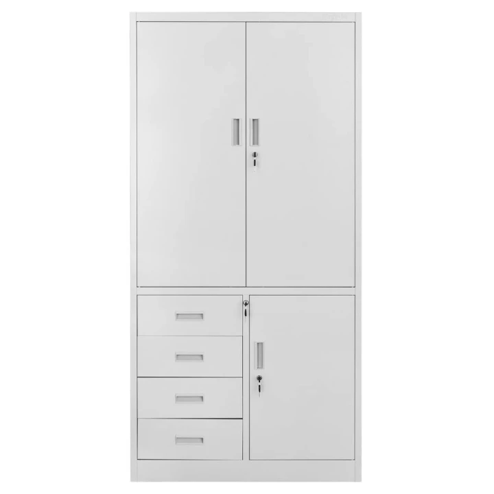 Szafa-biurowa-metalowa-na-akta-Mega-M-WENUS-pelne-drzwi-4-szuflady-S-90-cm-G-40-cm-H-185-cm-szara-skrecana-MTP004761-front-.jpg
