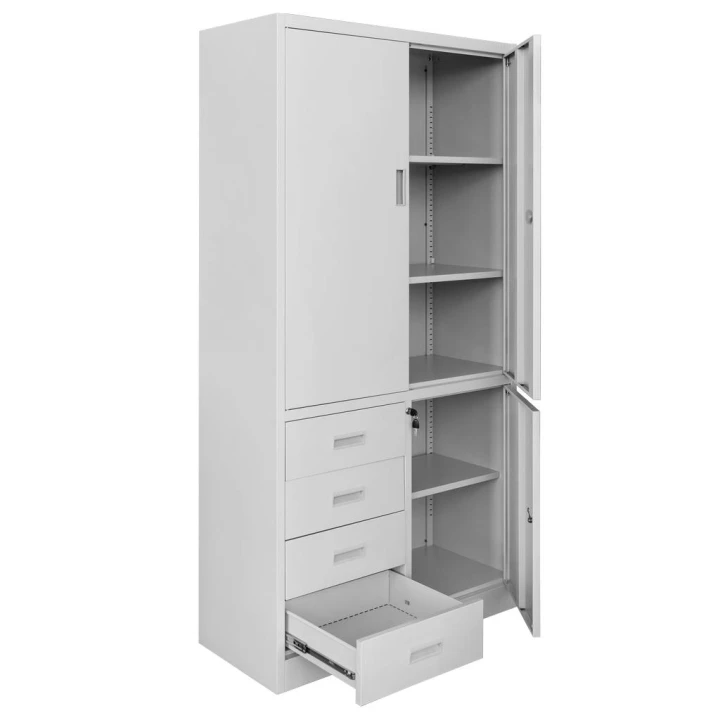 Szafa-biurowa-metalowa-na-akta-Mega-M-WENUS-pelne-drzwi-4-szuflady-S-90-cm-G-40-cm-H-185-cm-szara-skrecana-MTP004761.jpg