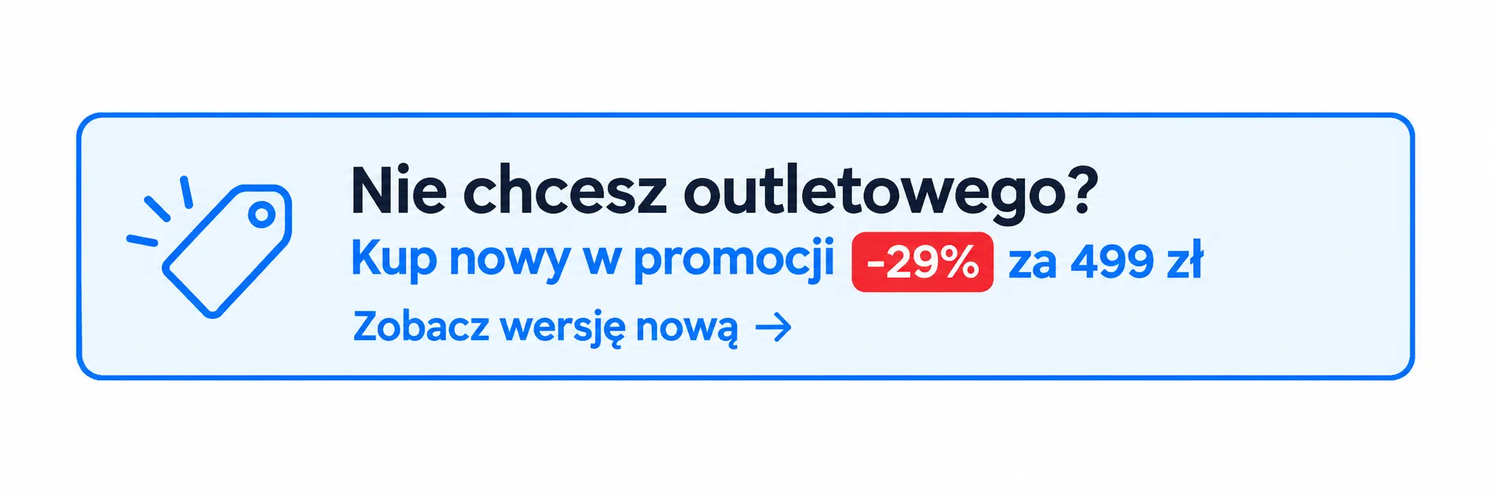 Nie chcesz outletowego? Kup nowy BrightSeat w promocji -15% za 599 zł
