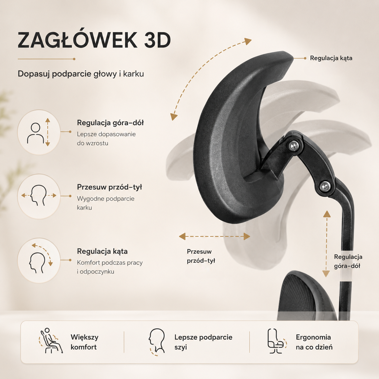 CleverSeat zagłowek